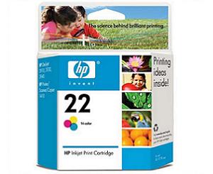Cartucho HP C9352A (HP 22) Original, Color
