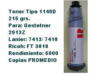 Toner RICOH FT3818 OEM